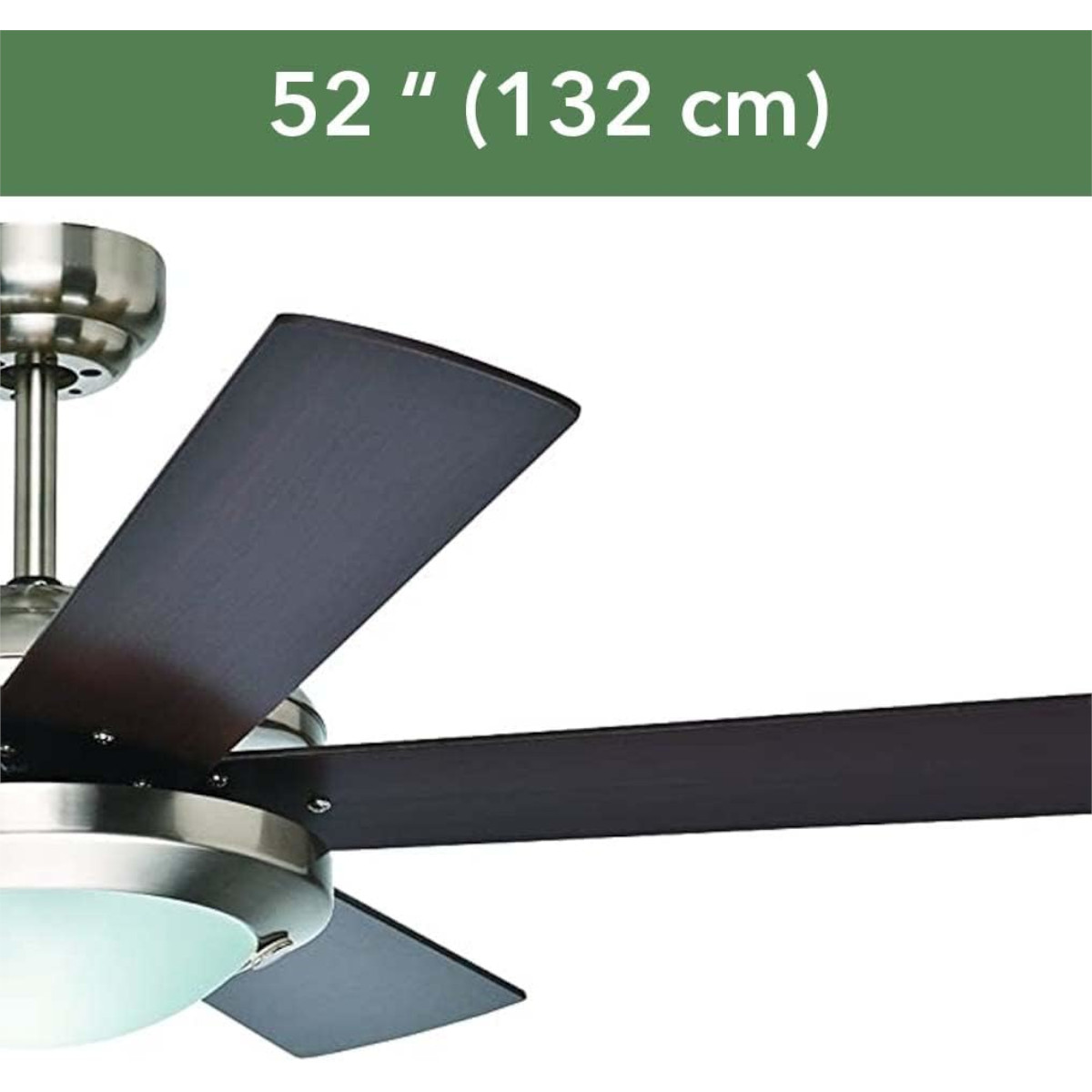 Foto 3 | Ventilador de Techo Hunter 21767 color Negro 52'' 5 Aspas Reversible