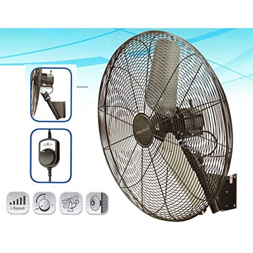 Foto 3 pulgar | Ventilador Industrial de Pared Mytek 3363K1 Negro 30''