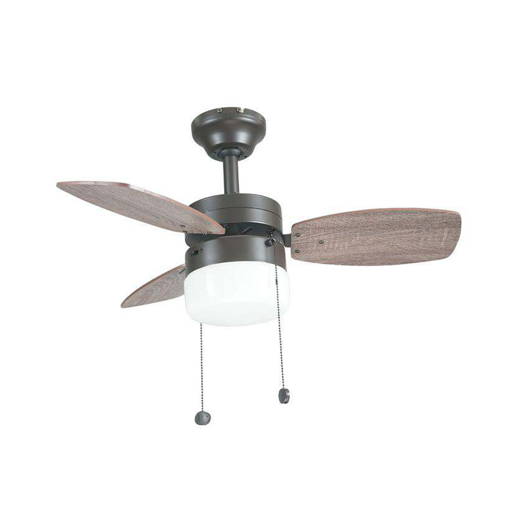 Ventilador de Techo Megaluz Cf113430 Marrón de 3 Velocidades