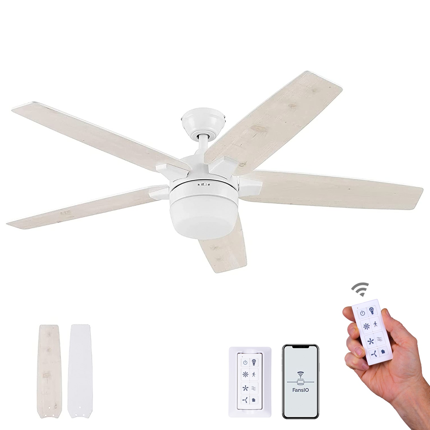 Foto 2 pulgar | Ventilador de Techo  Prominence Home Dorsey 52" Blanco