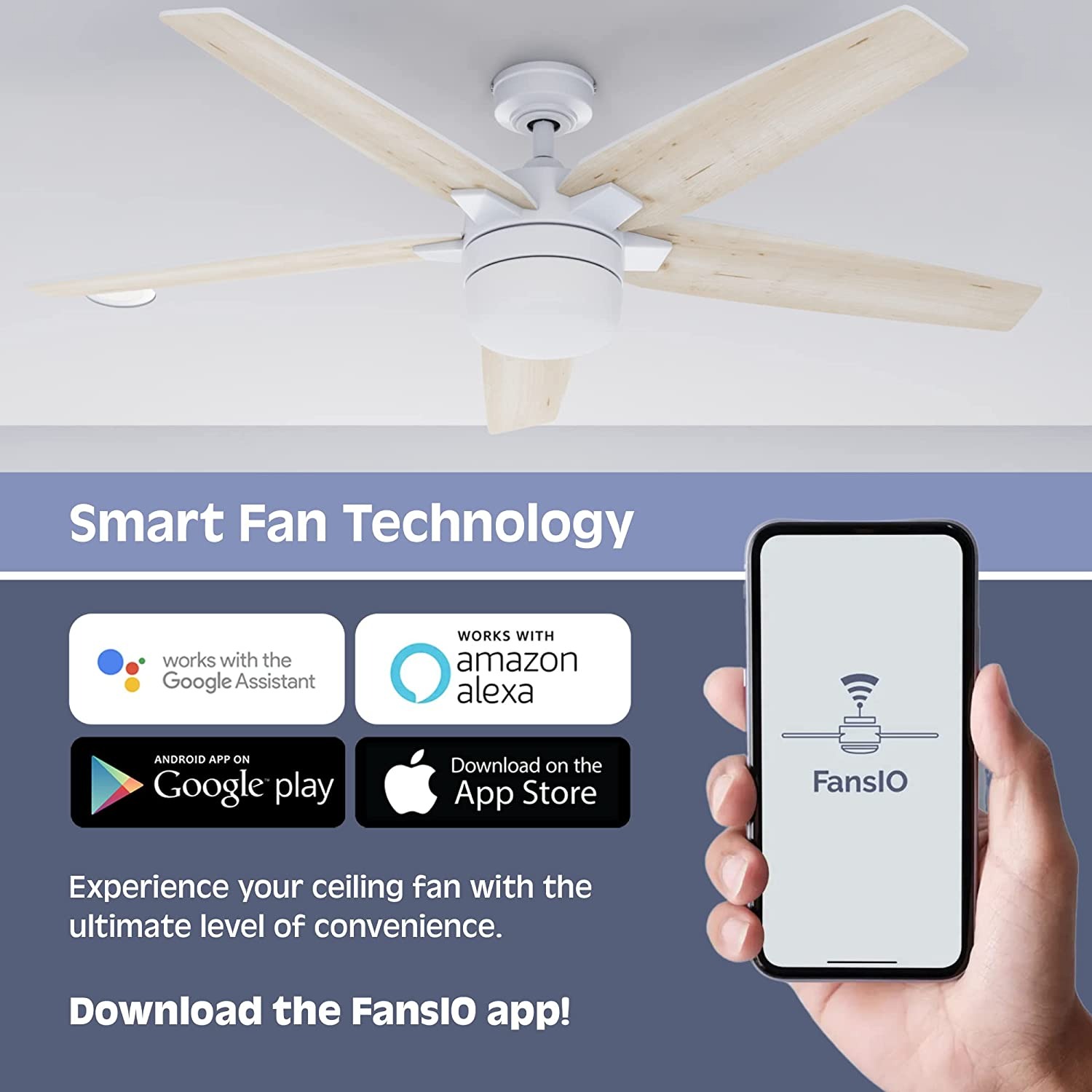 Foto 8 pulgar | Ventilador de Techo  Prominence Home Dorsey 52" Blanco