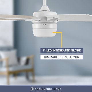 Foto 8 | Ventilador de Techo Prominence Home Dorsey 52" Blanco