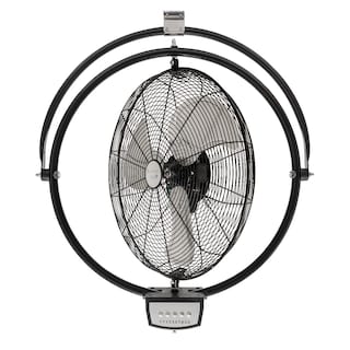 Foto 2 | Ventilador de Pared y Techo Narvik NA-CW20 Negro 20'' Giratorio con Control Remoto