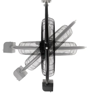 Foto 6 | Ventilador de Pared y Techo Narvik NA-CW20 Negro 20'' Giratorio con Control Remoto