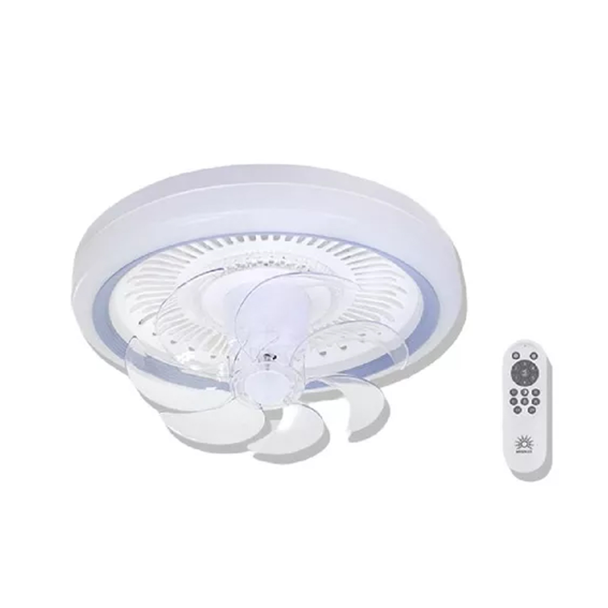 Foto 2 | Ventilador de Techo con Lámpara Led Megaluz F60157