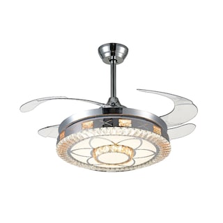 Foto 1 | Ventilador de Techo y Lámpara Led Megaluz F8901