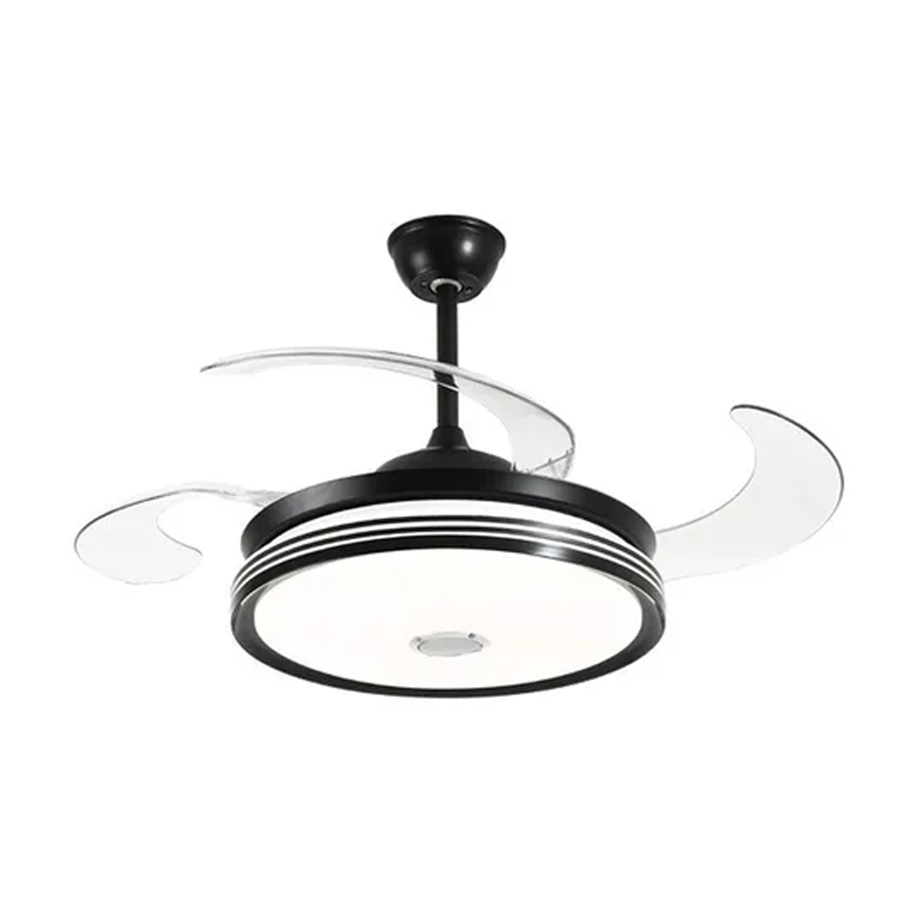 Ventilador de Techo Megaluz color Negro con Bocina