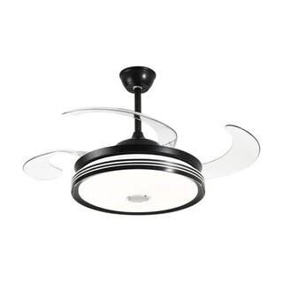 Foto 1 | Ventilador de Techo Megaluz color Negro con Bocina
