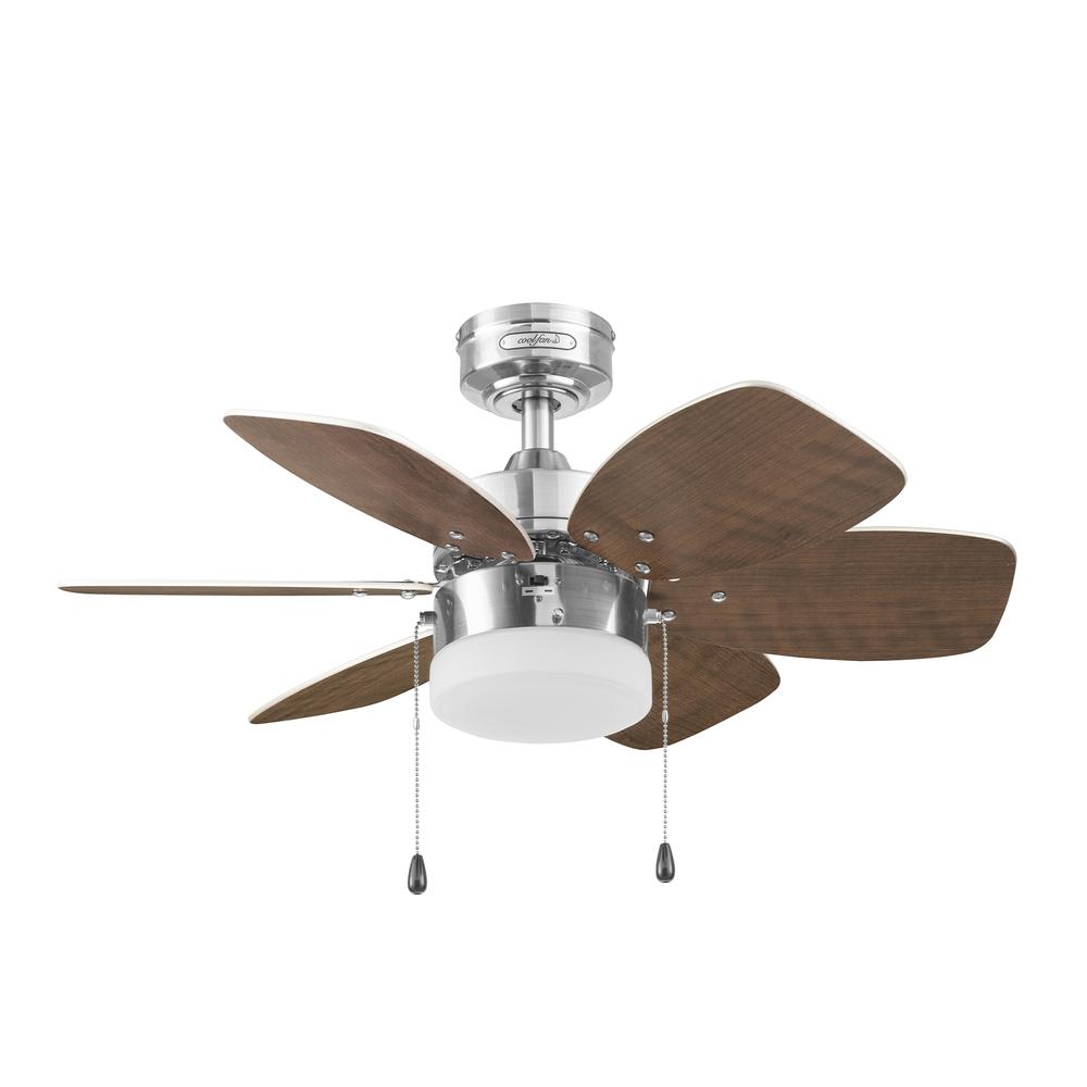 Foto 1 | Ventilador Coolfan De Techo Lombardo 30'' Níquel Cepillado