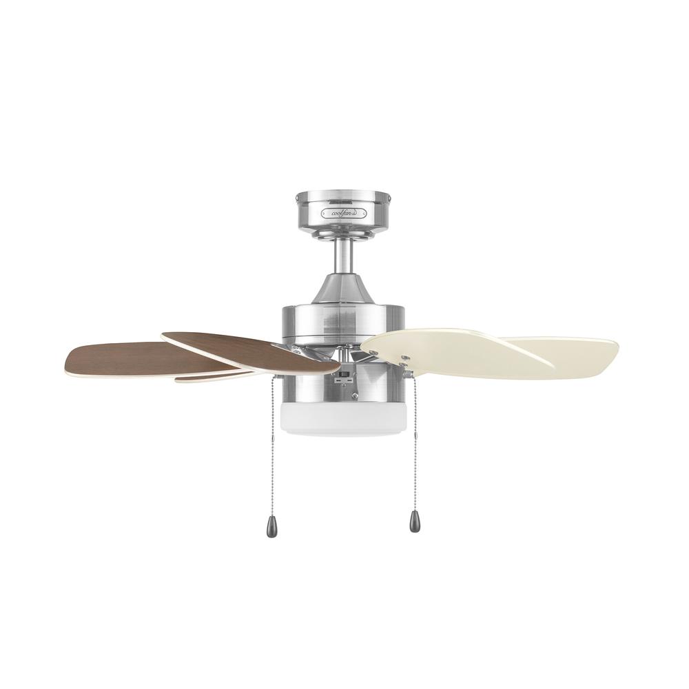 Foto 3 pulgar | Ventilador Coolfan De Techo Lombardo 30'' Níquel Cepillado