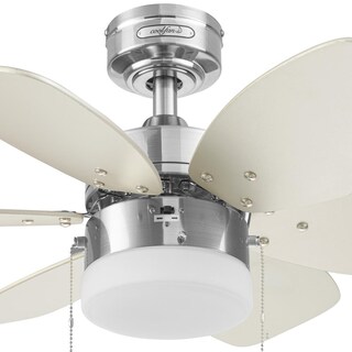 Foto 4 | Ventilador Coolfan De Techo Lombardo 30'' Níquel Cepillado