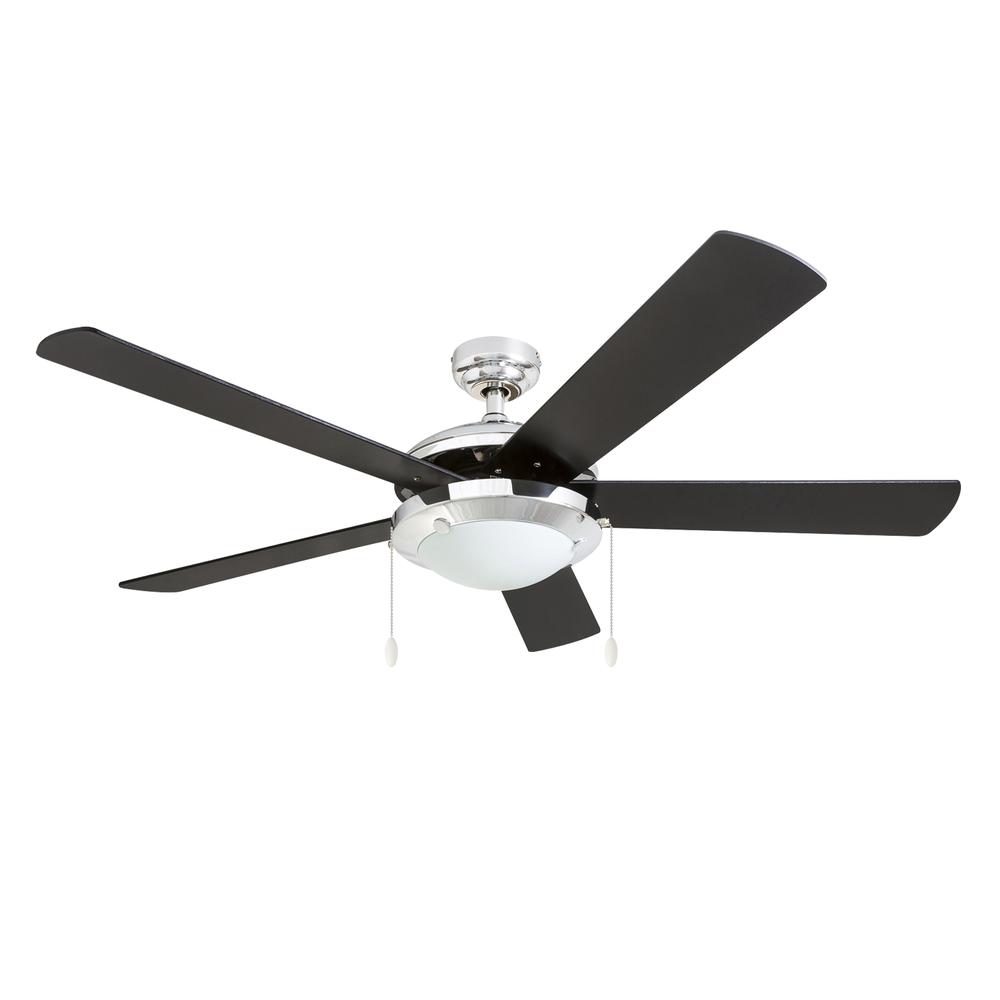 Ventilador de Techo Coolfan Gris / Negro Vendaval 52'' Cromo