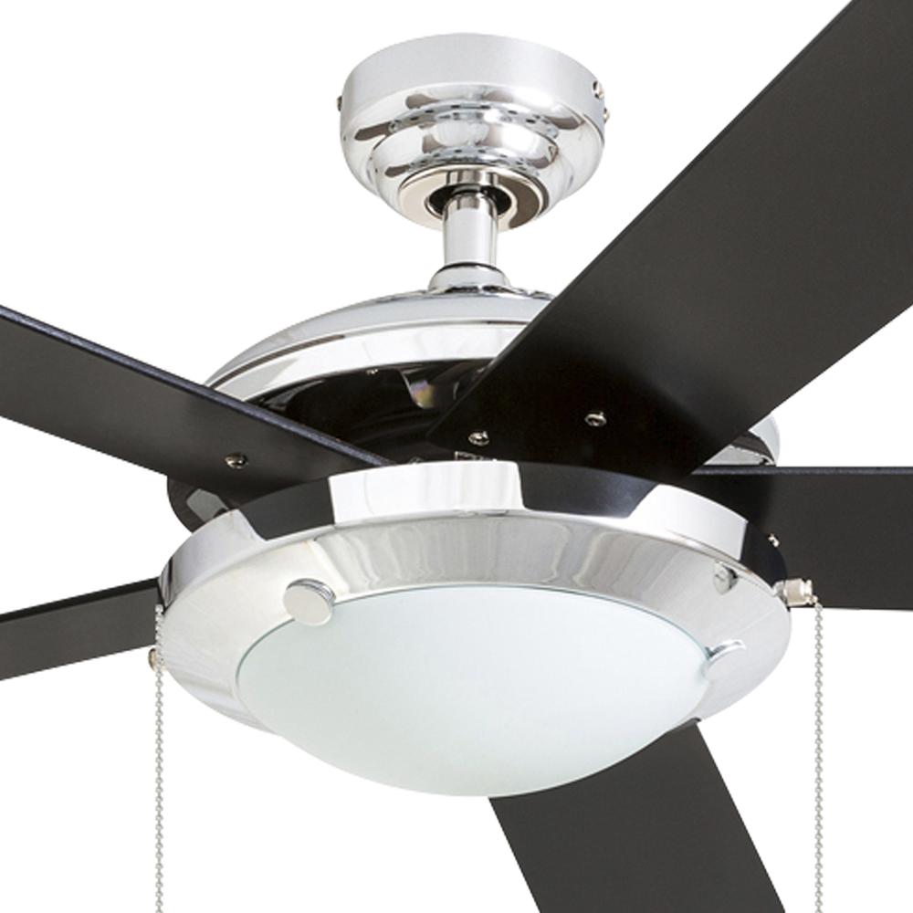 Foto 5 | Ventilador de Techo Coolfan Gris / Negro Vendaval 52'' Cromo