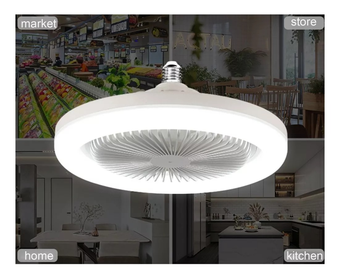 Foto 3 | Venta Internacional-Ventilador de Techo Generic con Luz Led de 30 W