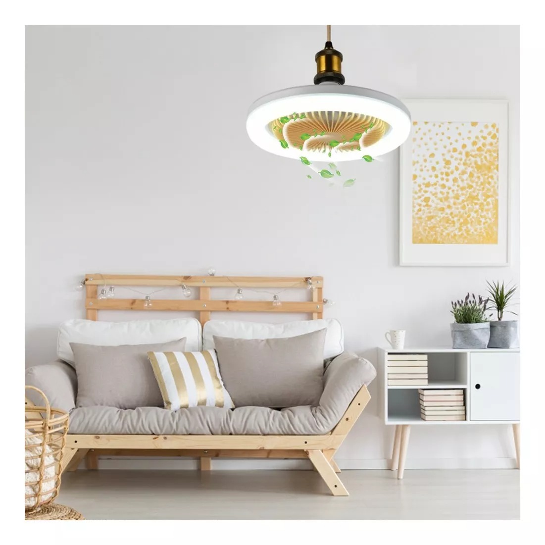 Foto 5 | Venta Internacional-Ventilador de Techo Generic con Luz Led de 30 W
