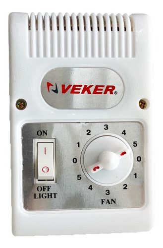 Foto 4 pulgar | Ventilador de Techo Veker Blanco 5 Velocidades