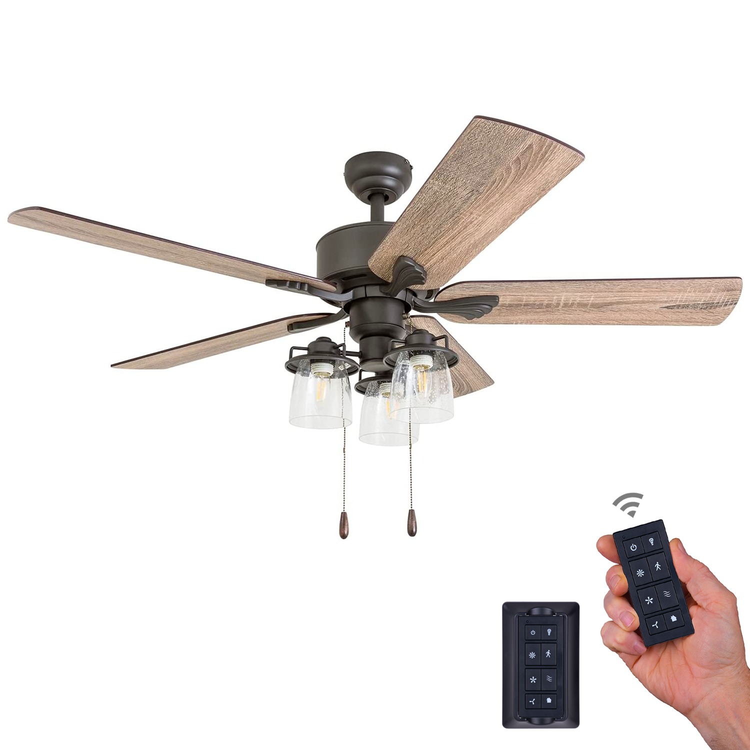 Ventilador de Techo Prominence Home 52" con Control Remoto