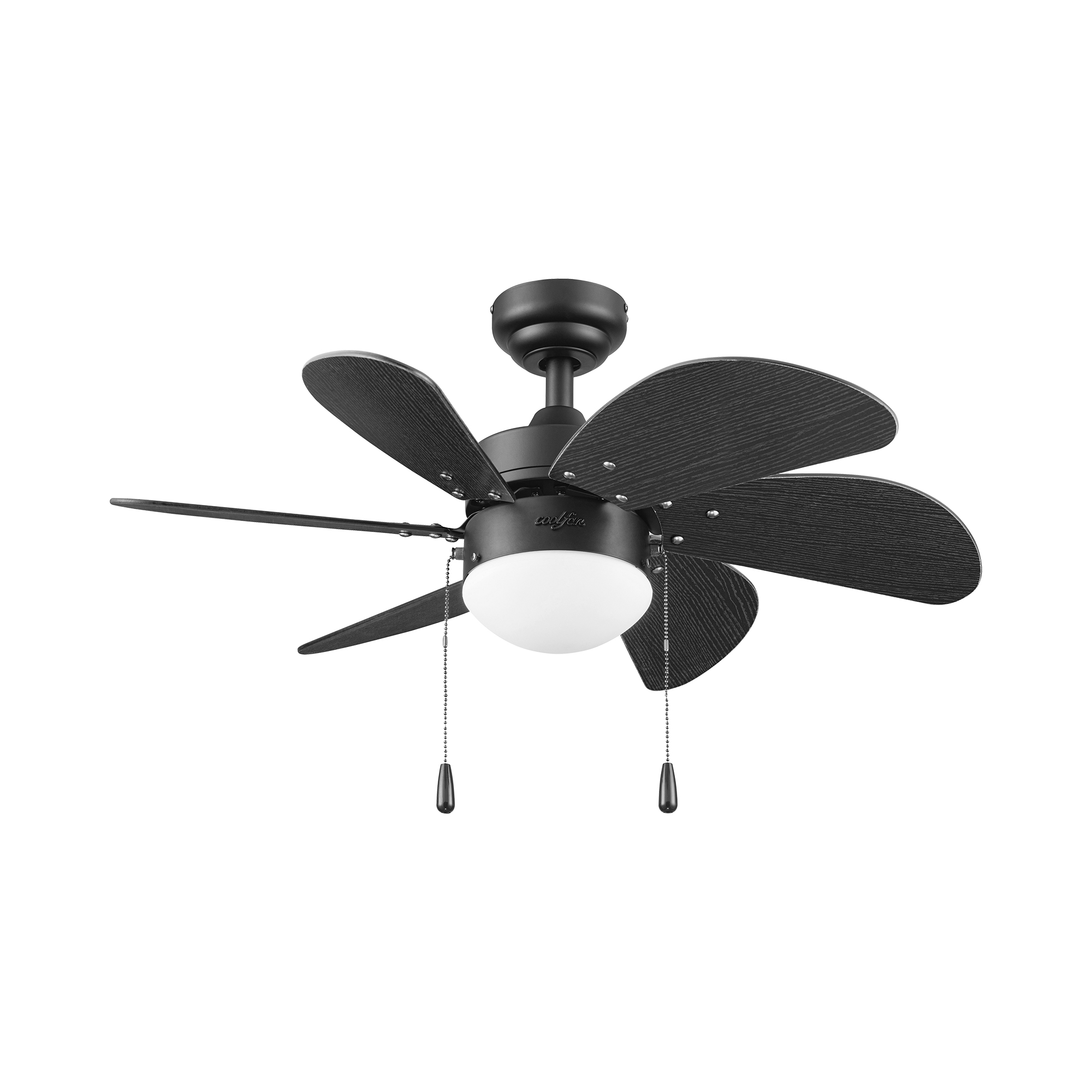Foto 2 pulgar | Ventilador de Techo Coolfan Negro de 30"