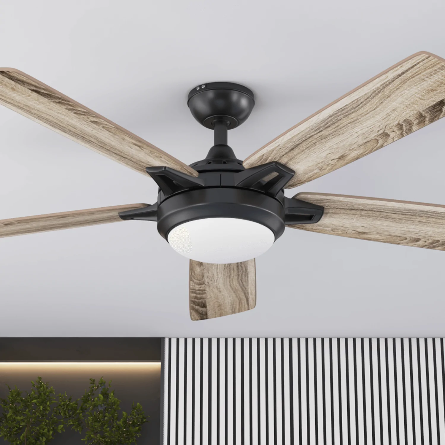Foto 4 pulgar | Ventilador De Techo Led De 52 Pulgadas Con Control Remoto