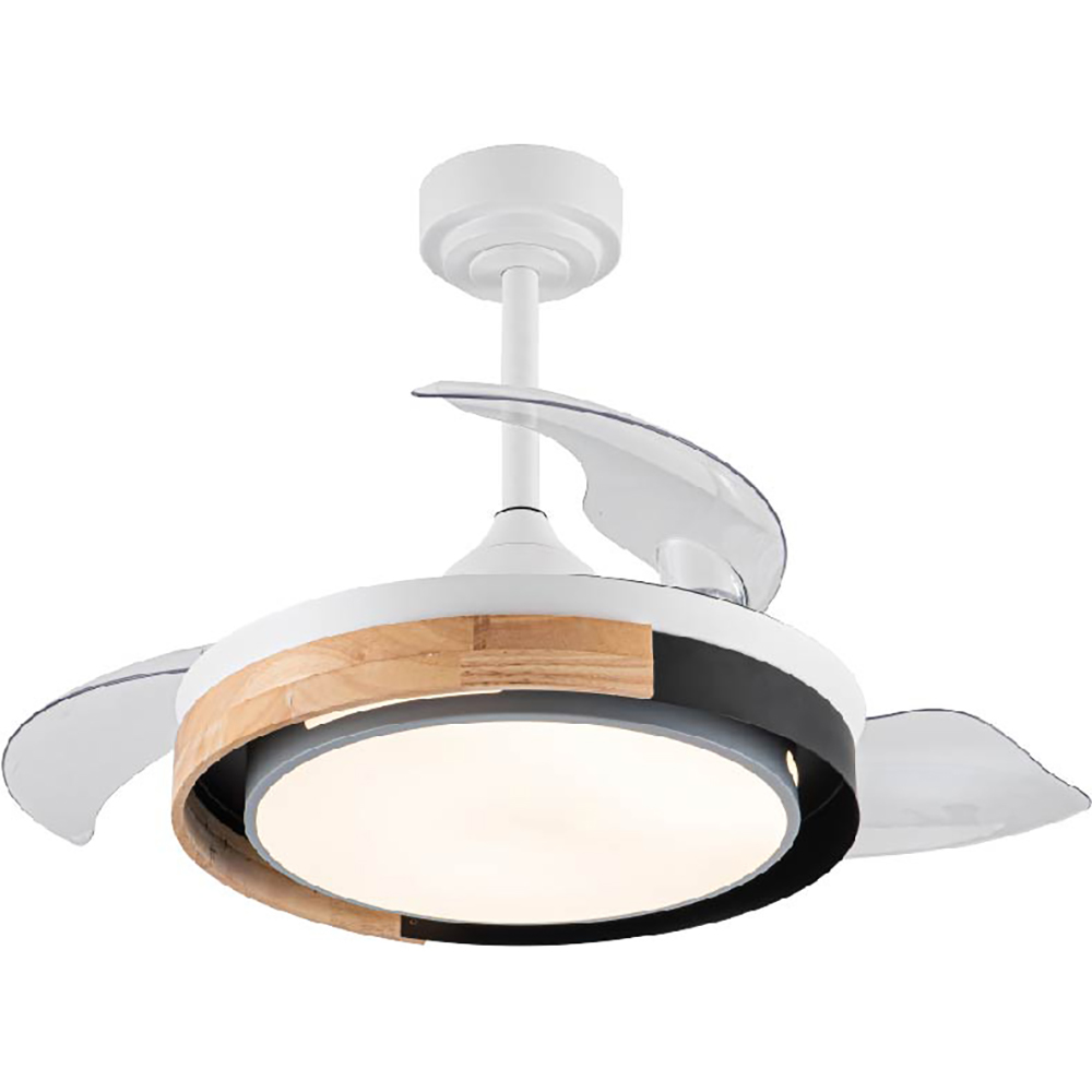 Foto 2 pulgar | Ventilador de Techo Igoto Blanco con Luz 42''