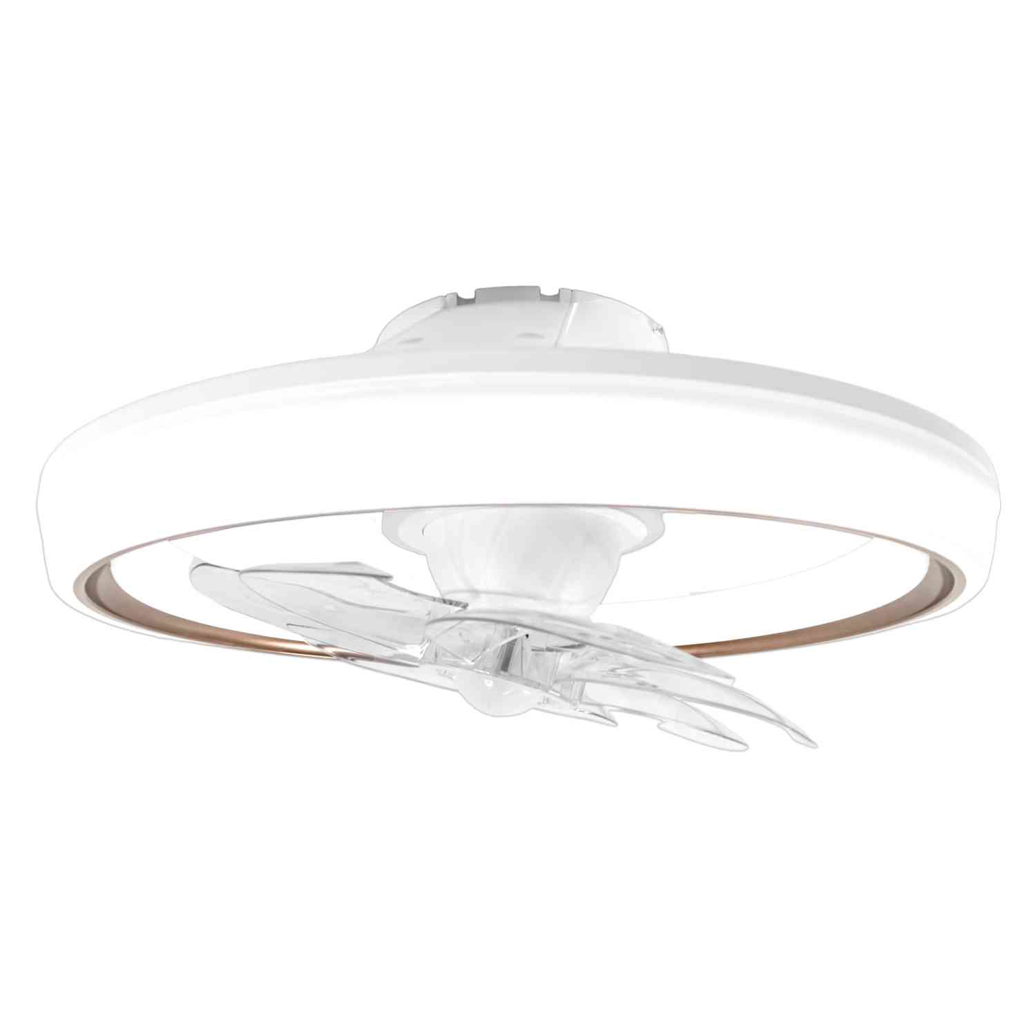 Foto 6 pulgar | Ventilador de Techo Rack & Pack Blanco Luz Led Inteligente Control 20''