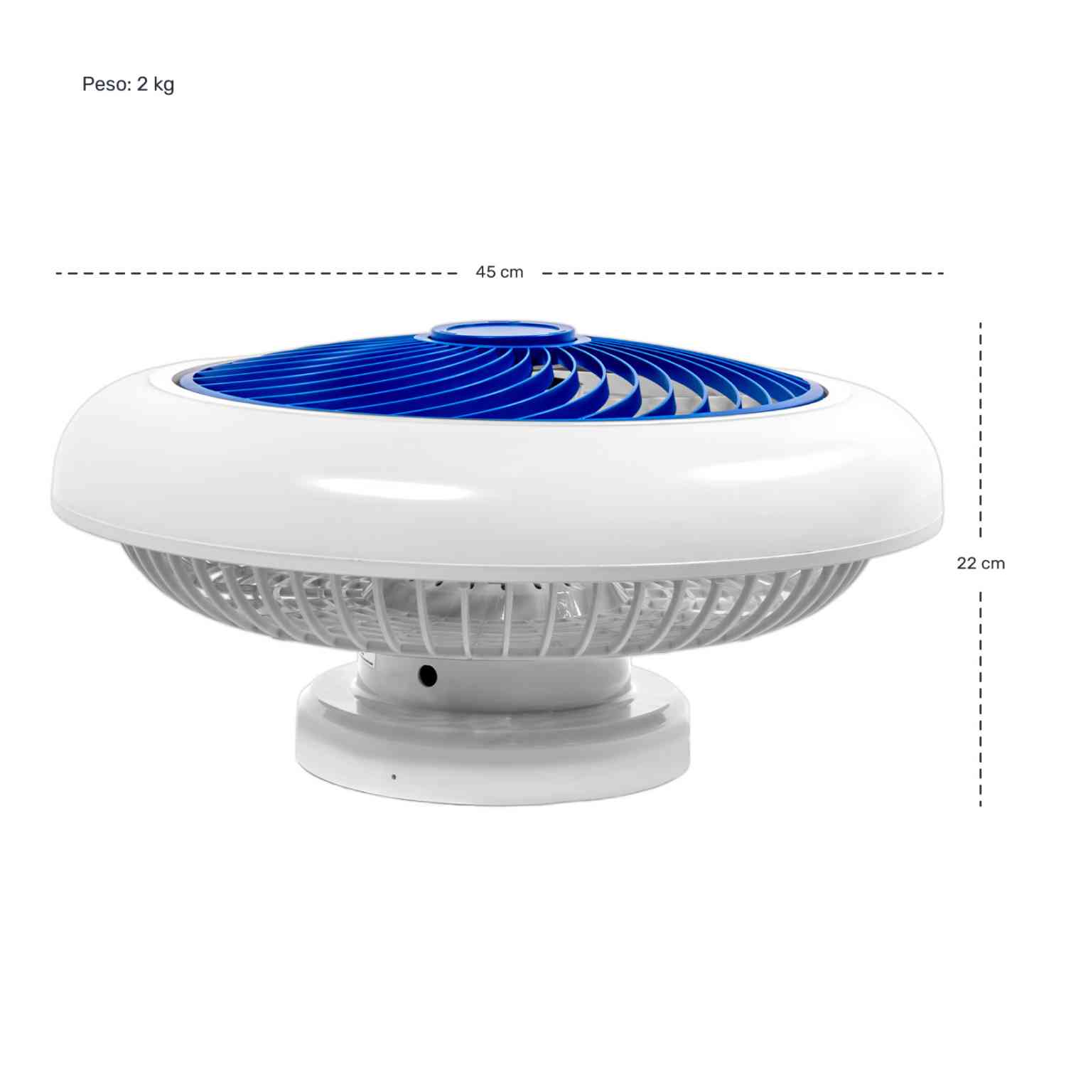 Foto 6 | Ventilador de Techo Inteligente Rack & Pack Lámpara Led 18'' Control Remoto