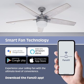 Foto 7 | Ventilador de Techo Smart Prominence Home Dorsey Pewter 52'' Control Remoto