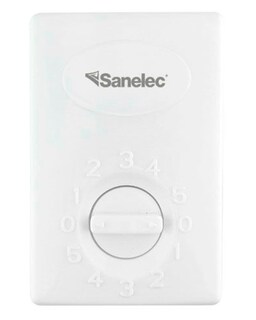 Foto 4 | Ventilador de Techo Sanelec Blanco con Control Remoto 5 Velocidades