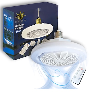 Foto 2 | Lámpara de Techo Led con Ventilador Integrado LUXVI
