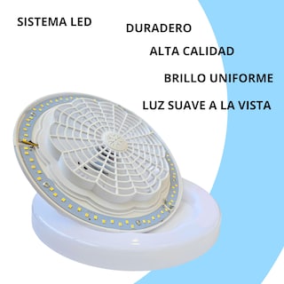 Foto 6 | Lámpara de Techo Led con Ventilador Integrado LUXVI