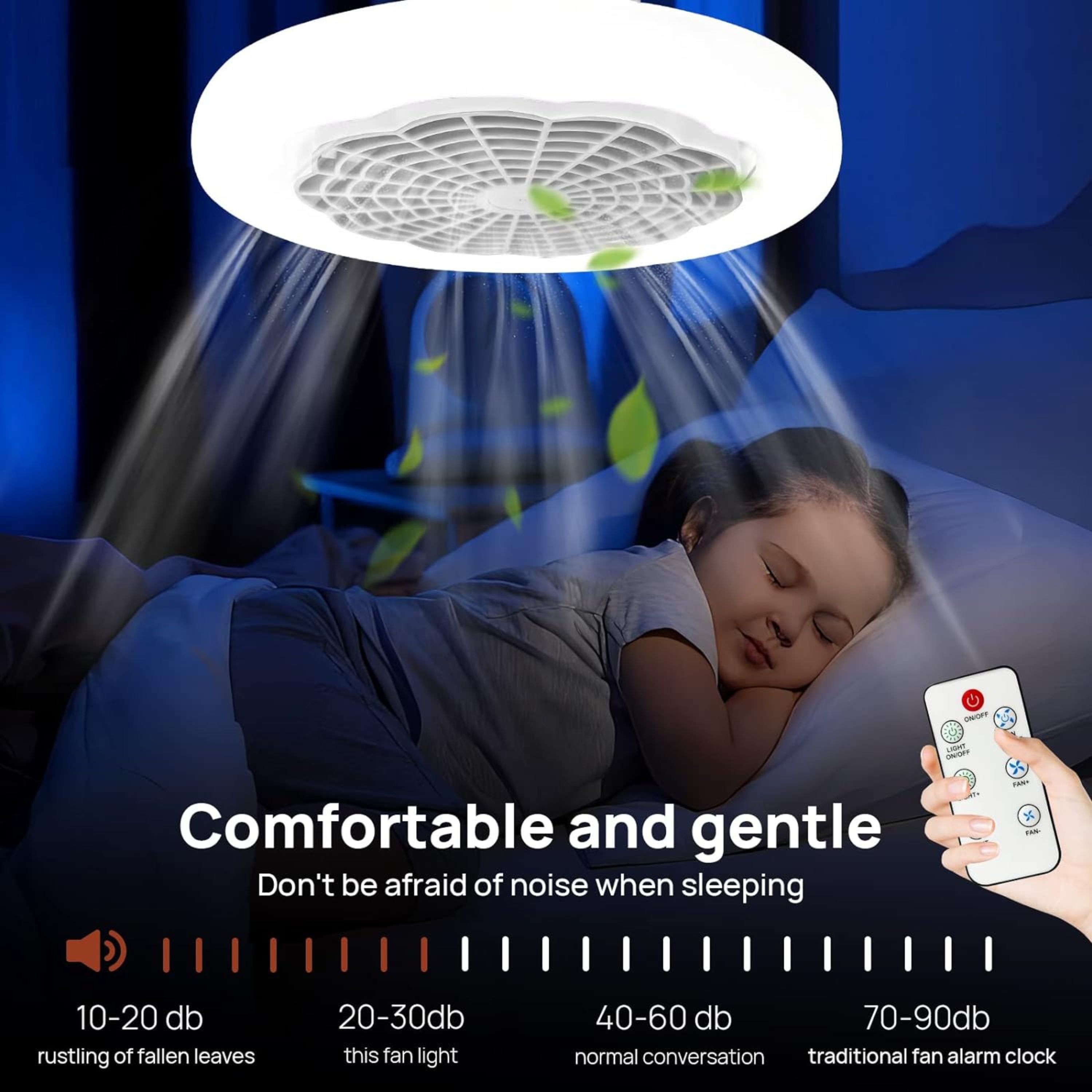 Foto 9 pulgar | Lámpara de Techo Led con Ventilador Integrado LUXVI