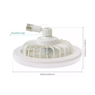 Foto 5 | Ventilador de Techo con Luz Led Angulo Regulable Control Remoto
