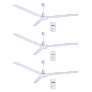 Foto 1 | Ventilador de Techo Kingsman 56'' 3 Aspas 127v 65w 5 Velocidades 3 Piezas