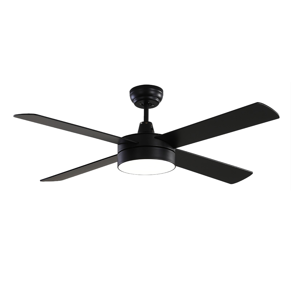 Ventilador de Techo Alphaled Negro 52'' 4 Aspas