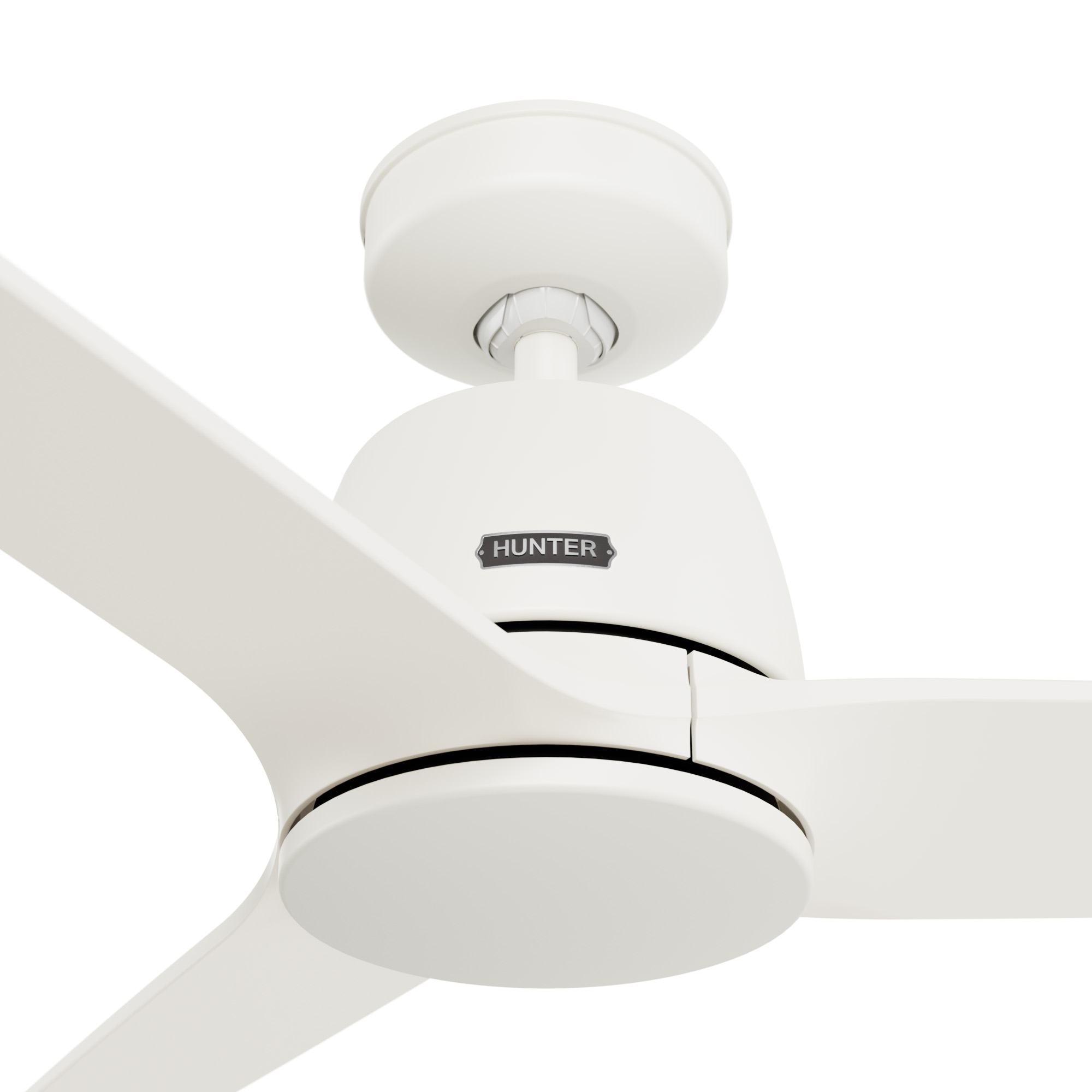 Foto 5 | Ventilador de Techo Hunter 52 Pulgadas Blanco Mate con Control Remoto