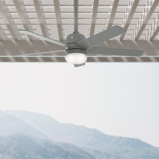 Foto 8 | Ventilador de Techo Hunter Anorak para Interior Y Exterior con Luz Led de 52 Pulgadas