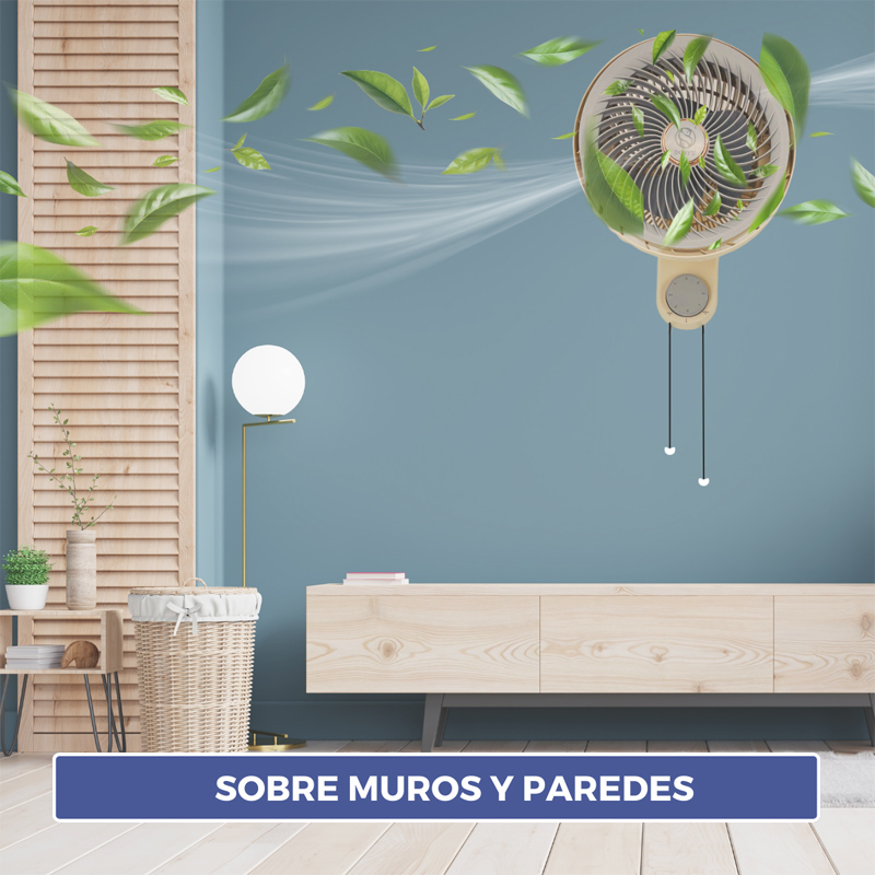 Foto 5 | Ventilador de Pared Dosyu 3 Velocidades