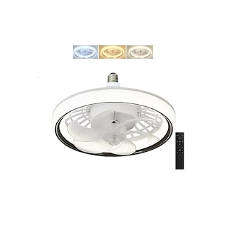 Foto 3 | Ventilador de Techo Megaluz Iluminación Led 3 Tonos Luz Temporizador 4 Velocidades