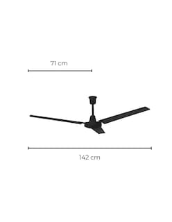 Foto 6 | Pack de 3 Ventiladores Industriales de Techo Coolfan Greco Negros