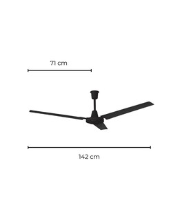 Foto 4 | Ventilador de Techo Coolfan Greco 56 Pulgadas Negro