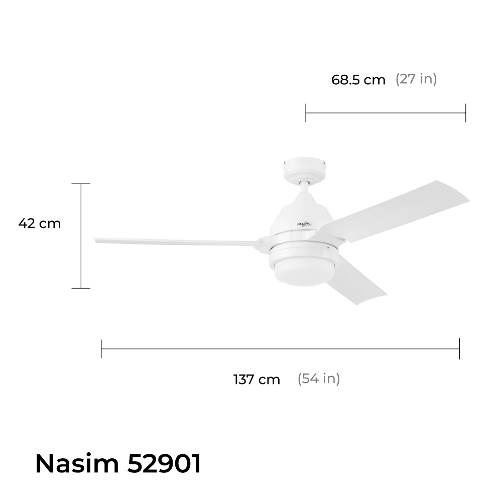 Foto 6 pulgar | Ventilador de Techo Led Coolfan Nasim de 54 Pulgadas con Control Remoto