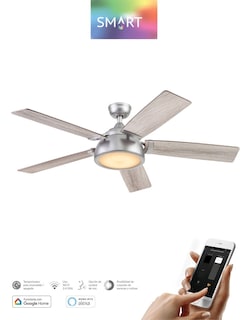 Foto 2 | Coolfan Ventilador Techo Smart Odin 52 Pulgadas, Conexión Con Alexa Google Home