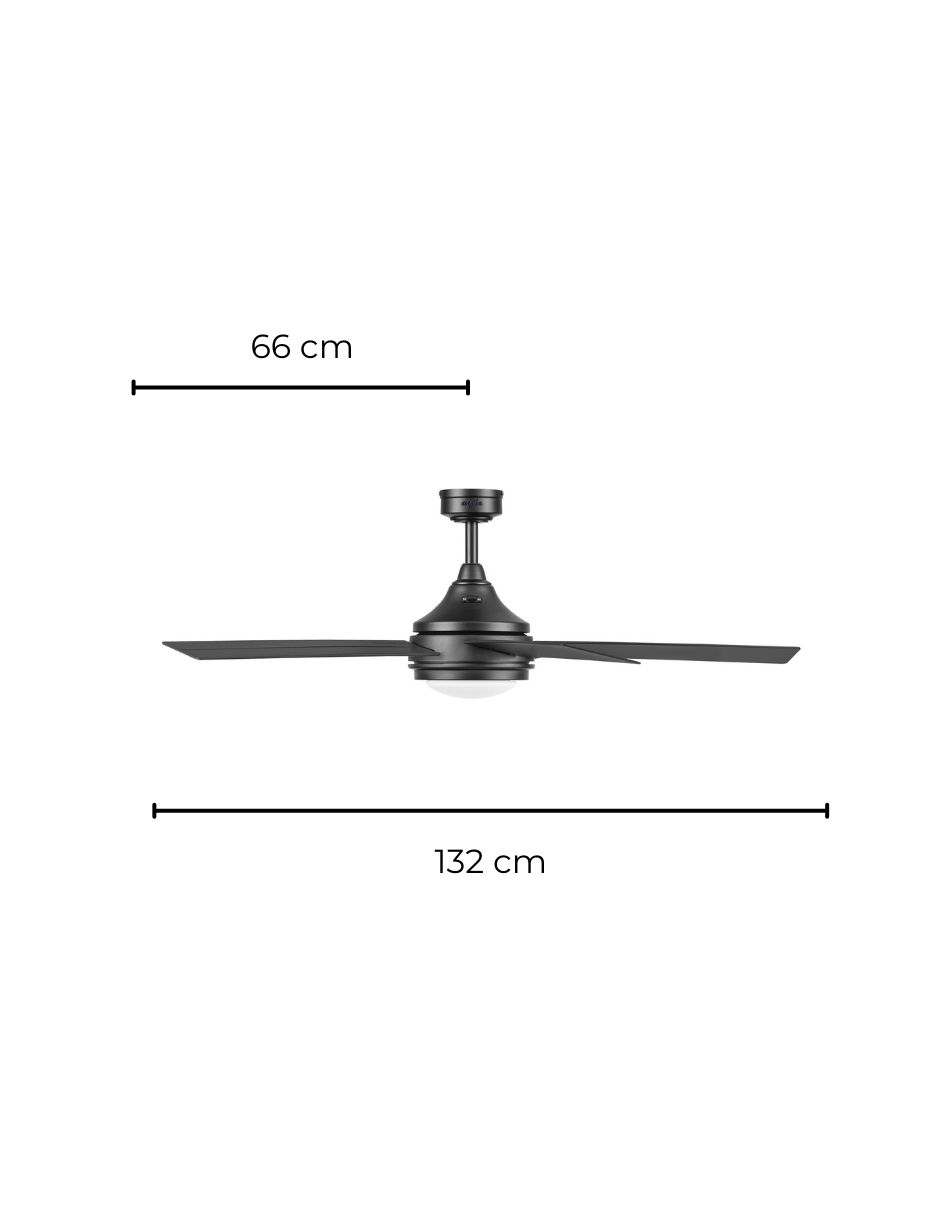 Foto 6 | Ventilador De Techo Para Exterior Coolfan Vayu 52 Pulgadas Con Luz Led