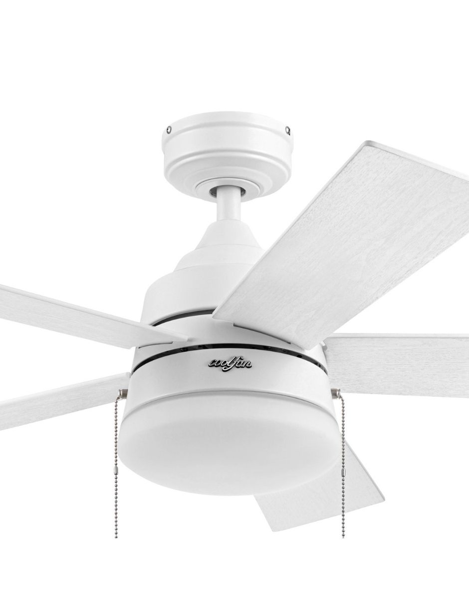 Foto 4 pulgar | Ventilador Techo Para Exterior Coolfan Céfiro Blanco 44 Pulgadas Conluz Led