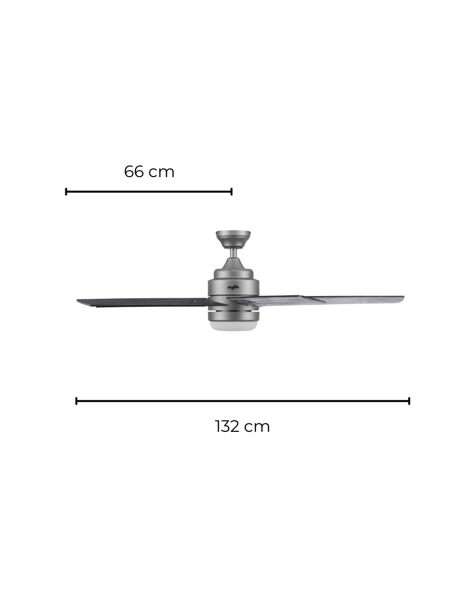 Foto 7 pulgar | Ventilador Techo Para Exterior Coolfan Kon 52' Pulgadas Con Luz Led Cct