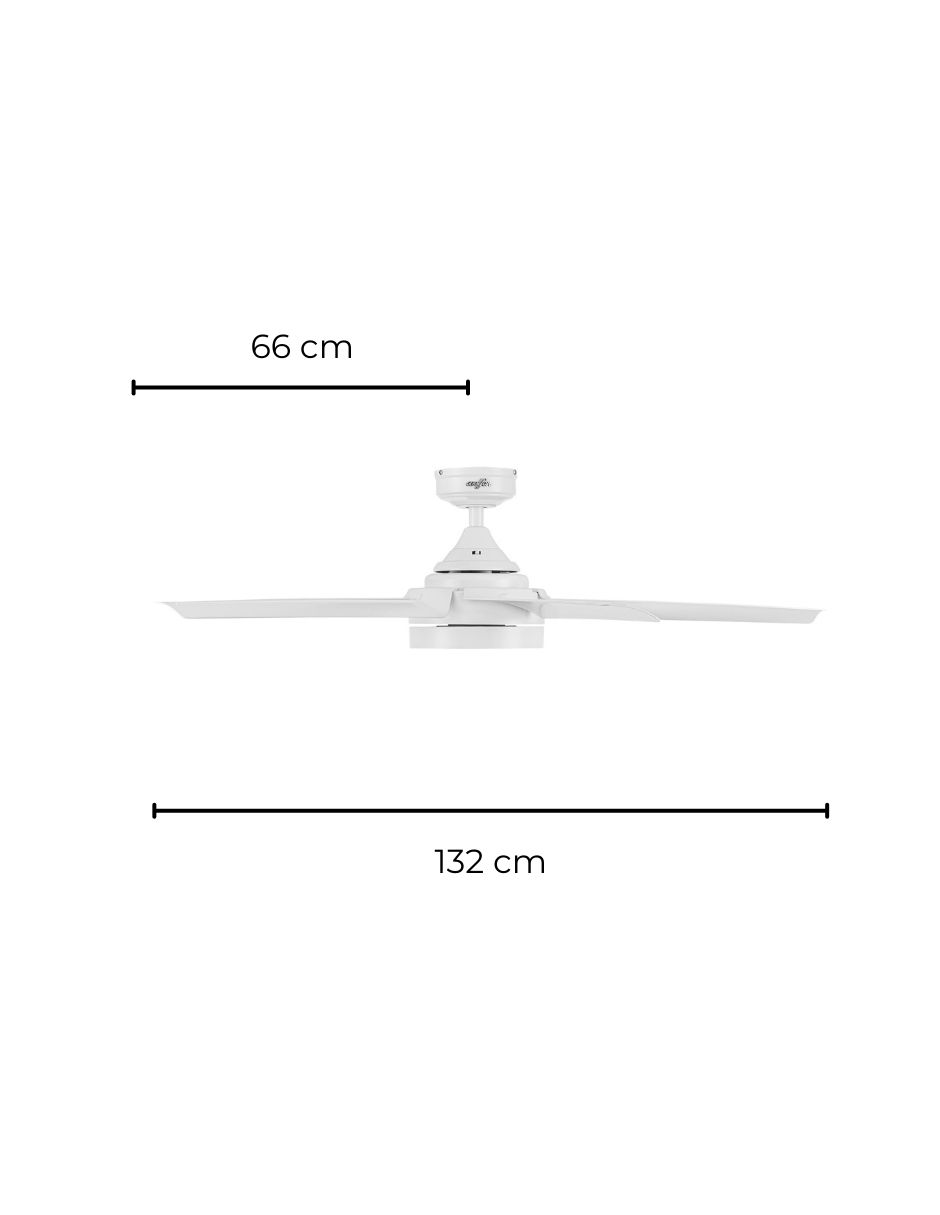 Foto 6 | Ventilador De Techo Para Exterior Coolfan Fuji 52 Pulgadas Con Luz Led