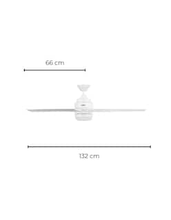 Foto 5 | Ventilador Techo Para Exterior Coolfan Kon 52 Pulgadas Conluz Led Cct