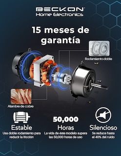 Foto 7 | Ventilador de Techo 1.09 6 Velocidades 3 Aspas