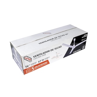 Foto 1 | Ventilador De Techo, 56'',iusa 67w, 5 Velocidades