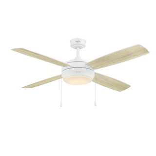 Foto 4 | Ventilador De Techo De 52 Pulgadas Con Luz Led Y 4 Aspas Reversibles De Madera Con Control Remoto